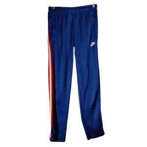 Nike Sportswear Tribute track pants mens S Small blue swoosh logo  AR2246